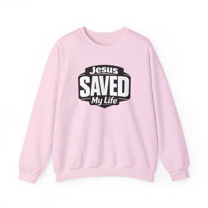 Jesus Saved My Life Crewneck Sweatshirt