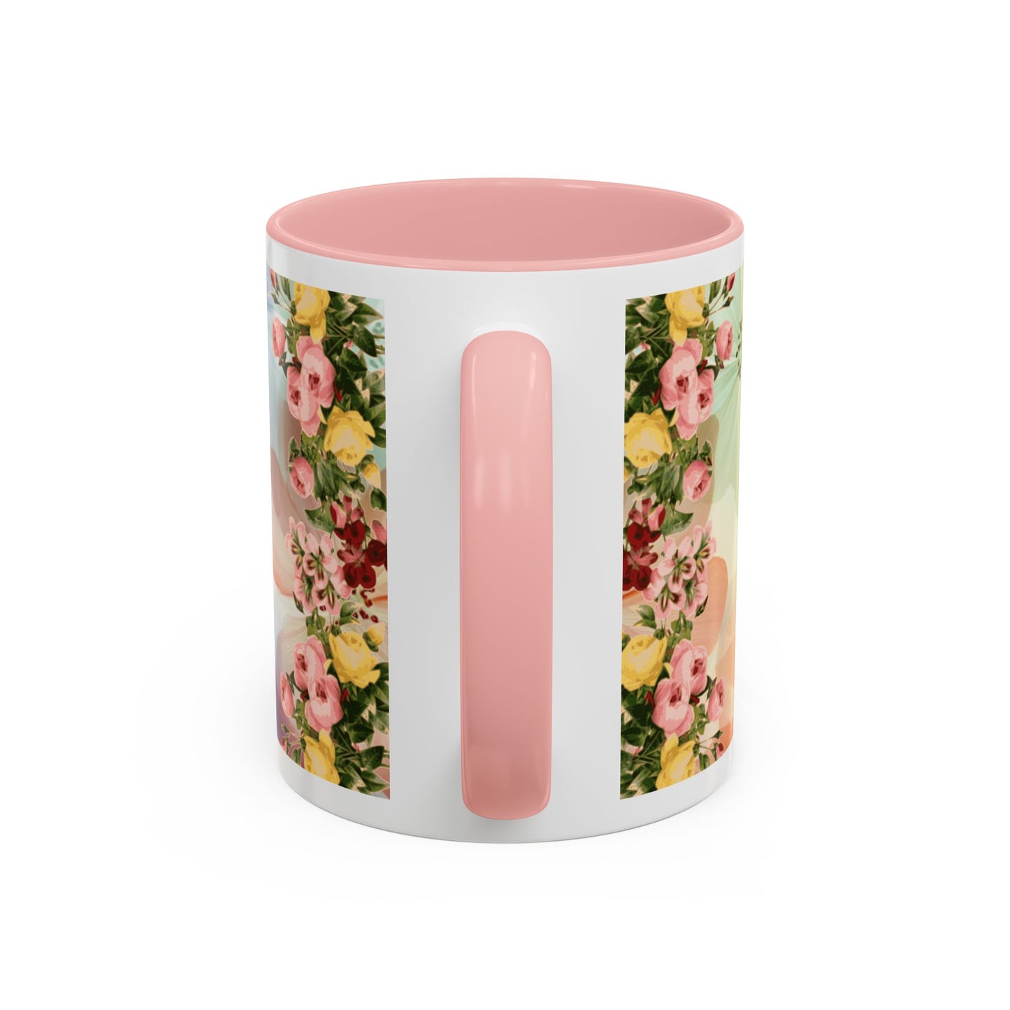 Mother’s Love Accent Coffee Mug – Floral Inspirational Gift (11/15 oz)
