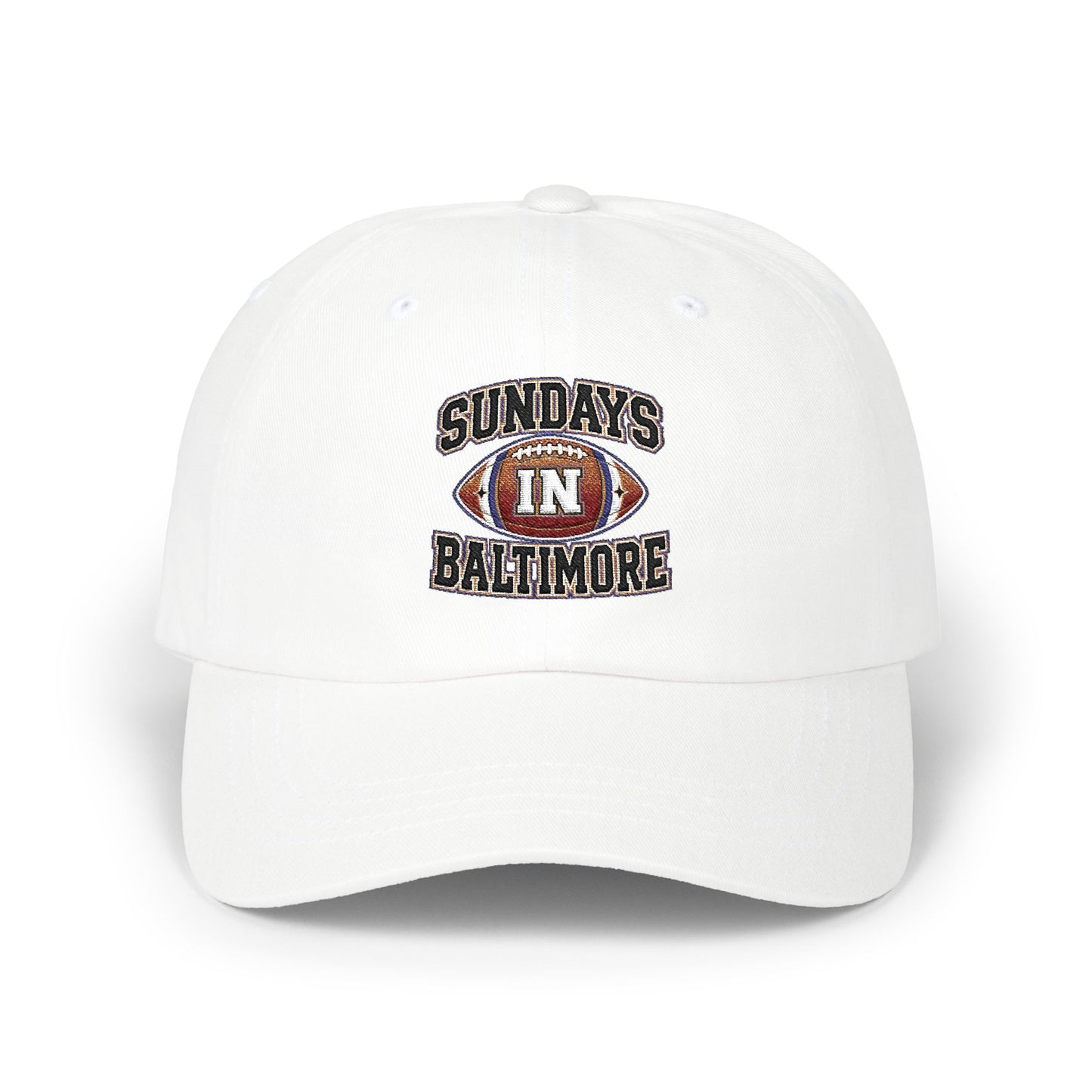 Sundays in Baltimore Dad Cap – Casual Football Baseball Hat