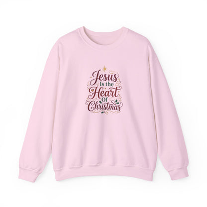 Jesus Is the Heart of Christmas  Sweatshirt