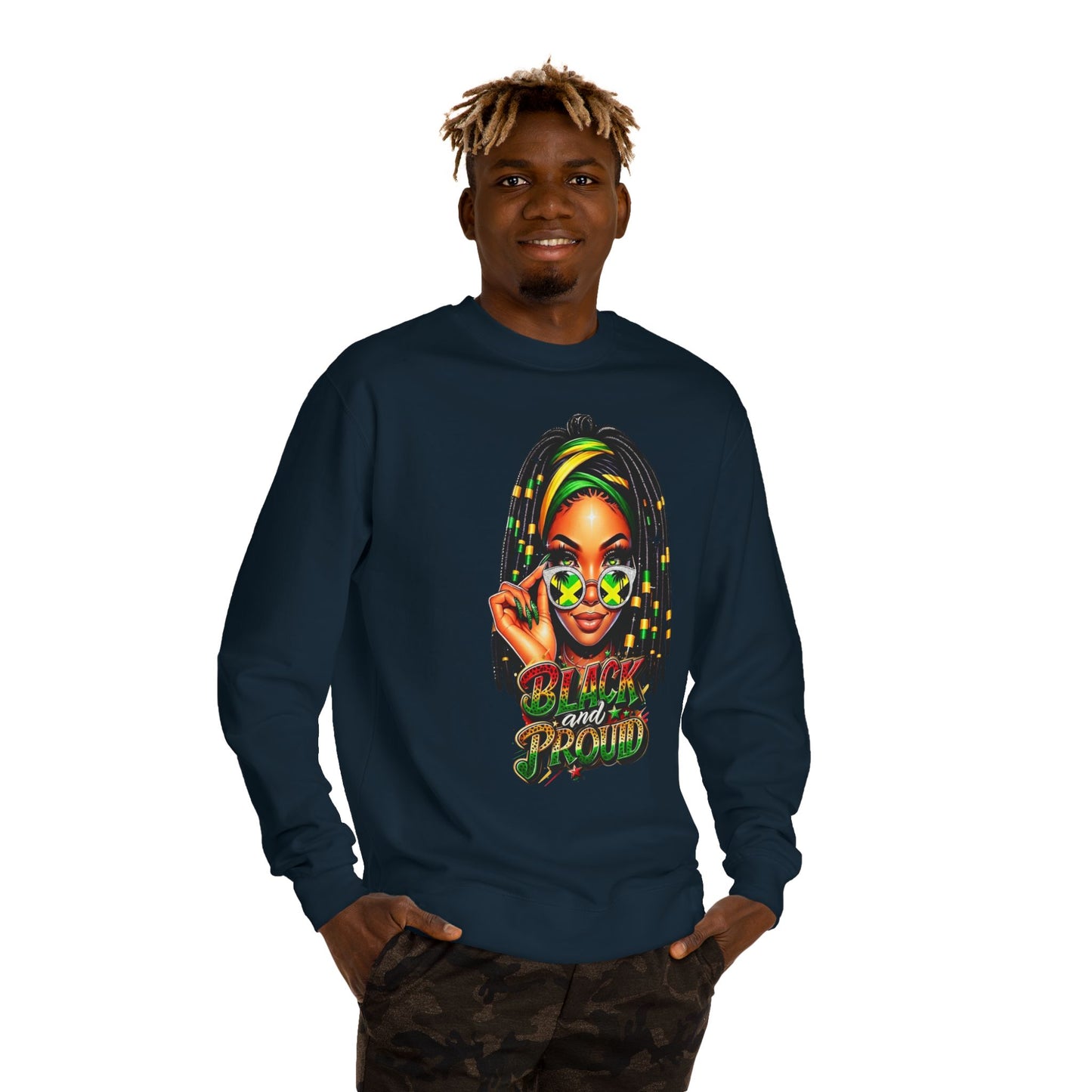 Black and Proud Crewneck Sweatshirt