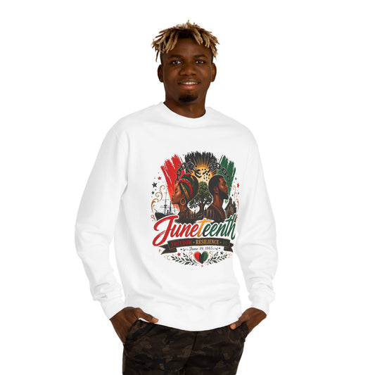 Juneteenth Sweatshirt — Juneteenth Proud Graphic Crewneck