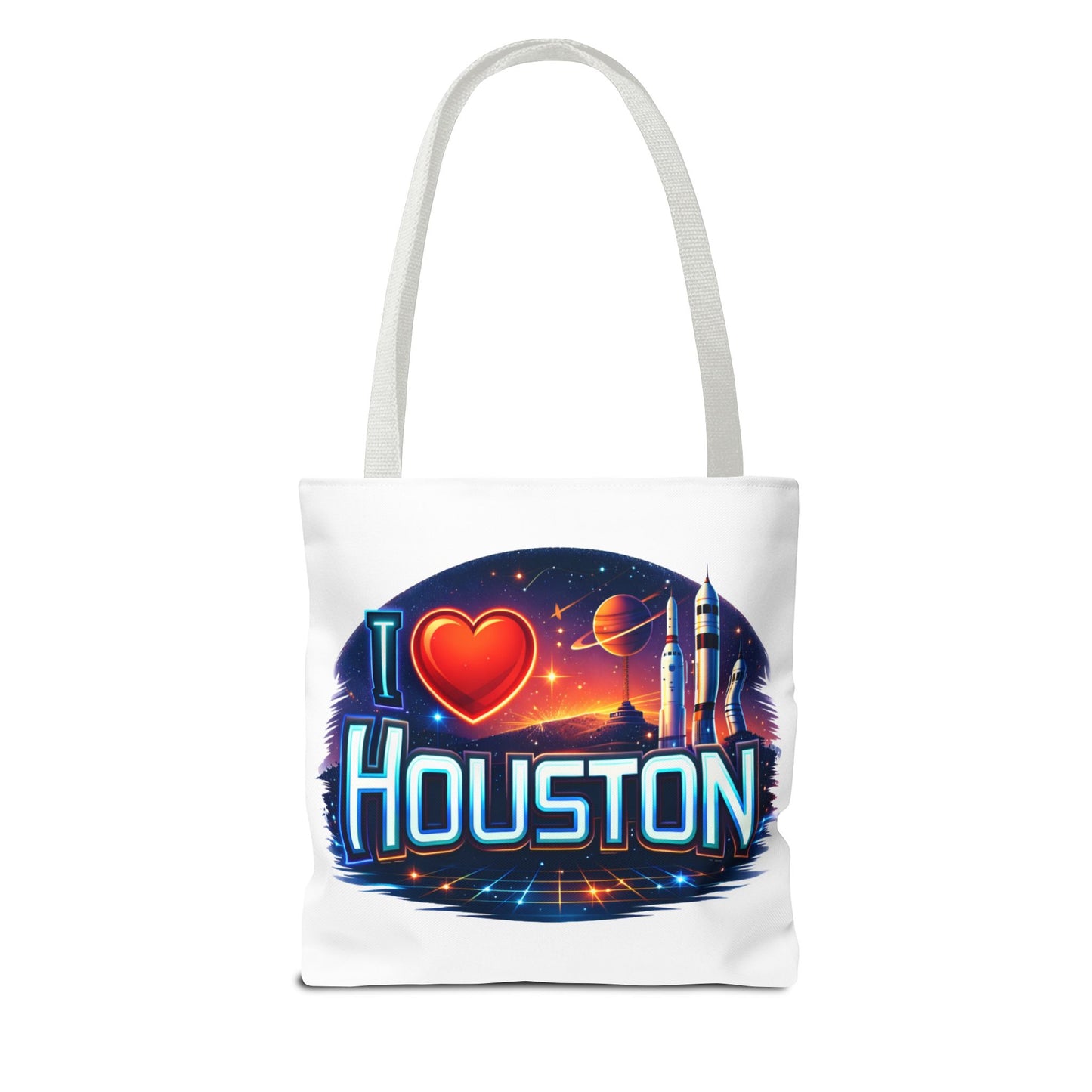 I  Houston Retro Space Tote Bag