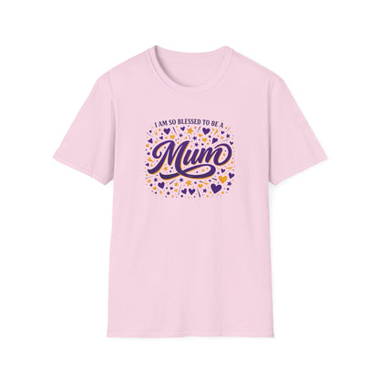 "I Am So Blessed To Be A Mum" T-Shirt