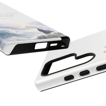 Inspirational 'Be Strong and Courageous' Phone Case — Joshua 1:9 Christian Protective Tough Case