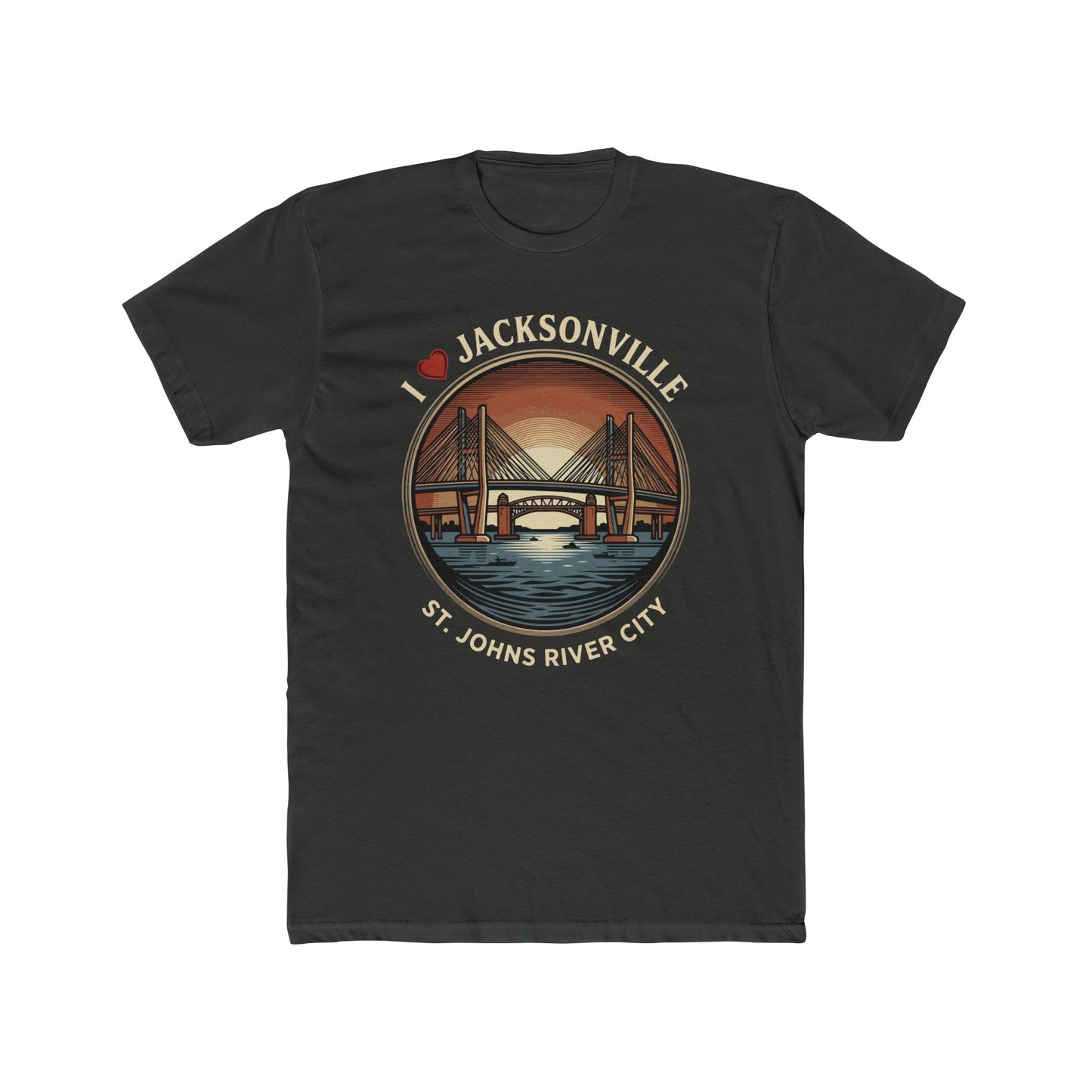 Jacksonville St. Johns River City Tee — I  Jacksonville Graphic T-Shirt