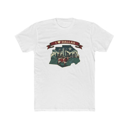 I Heart Dallas Tee — Vintage Dallas Skyline T-Shirt