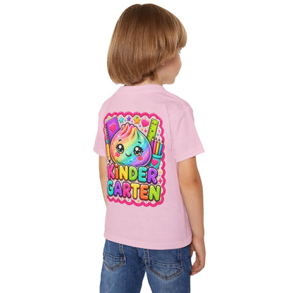 Kindergarten Cute Rainbow Emoji Toddler T-Shirt