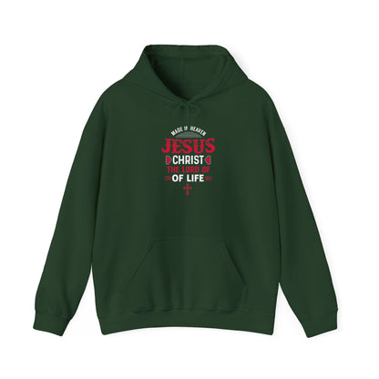 Made in Heaven Jesus Christ The Lord Of Life Hoodie
