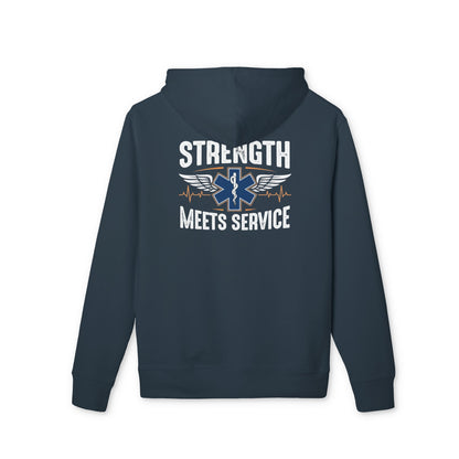 Strength Meets Service Hoodie — EMS Paramedic Pullover
