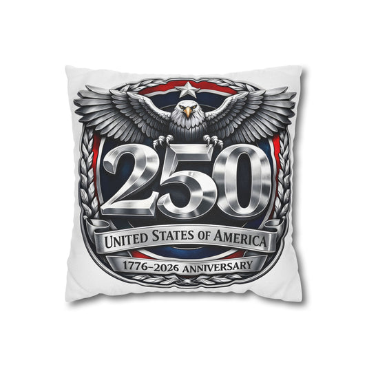 Spun Polyester Square Pillowcase