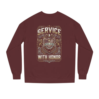 Police 'Service With Honor' Crewneck Sweatshirt