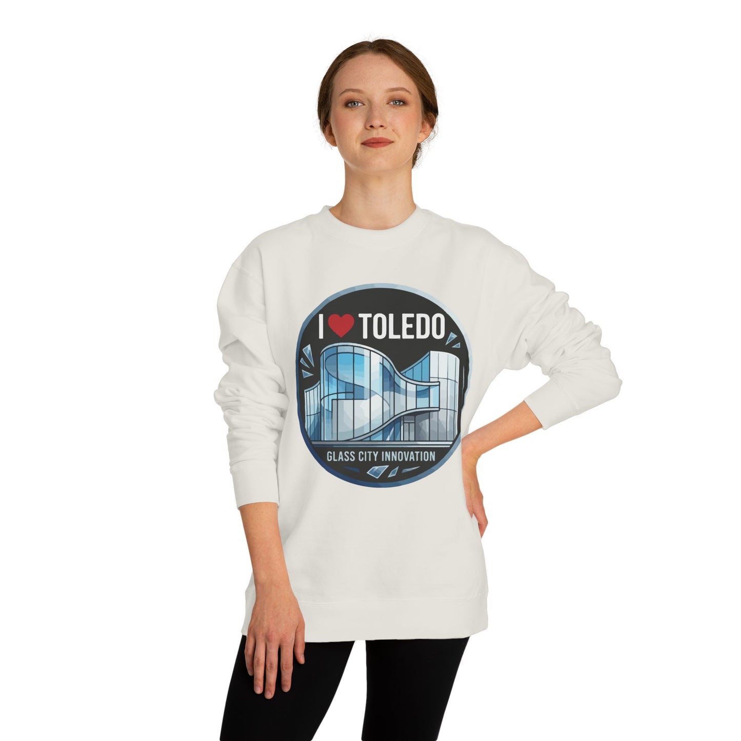 I  Toledo Glass City Sweatshirt — Toledo Skyline Crewneck