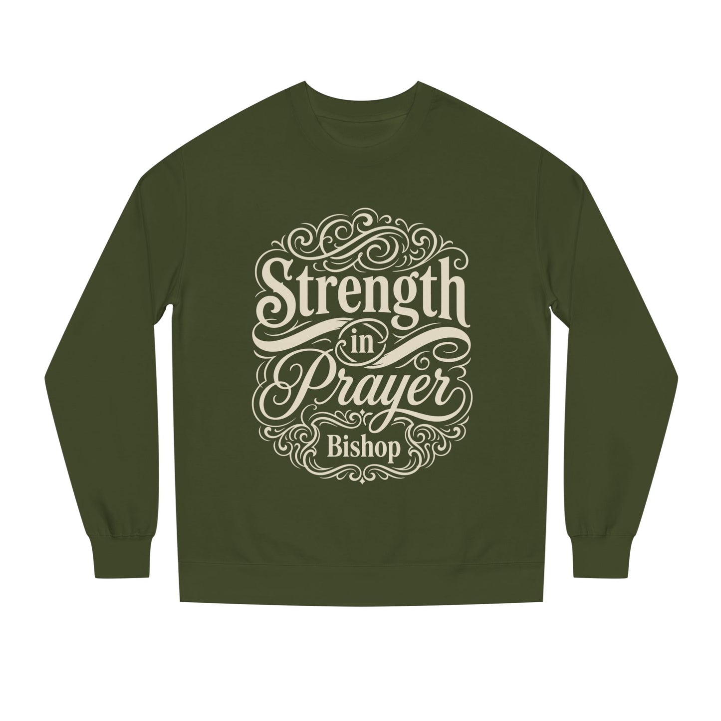 Strength in Prayer Sweatshirt — Inspirational Christian Crewneck for Faith & Encouragement