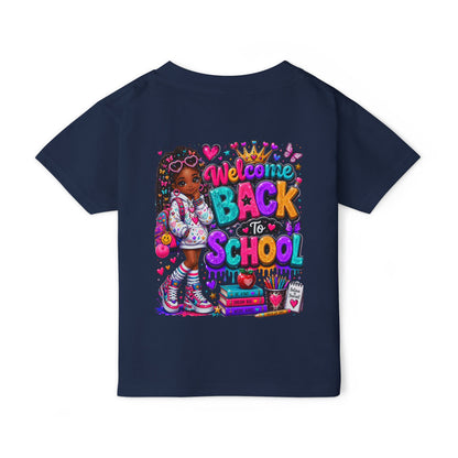 Back to School Toddler T-Shirt — Colorful "Welcome Back to School" Graphic