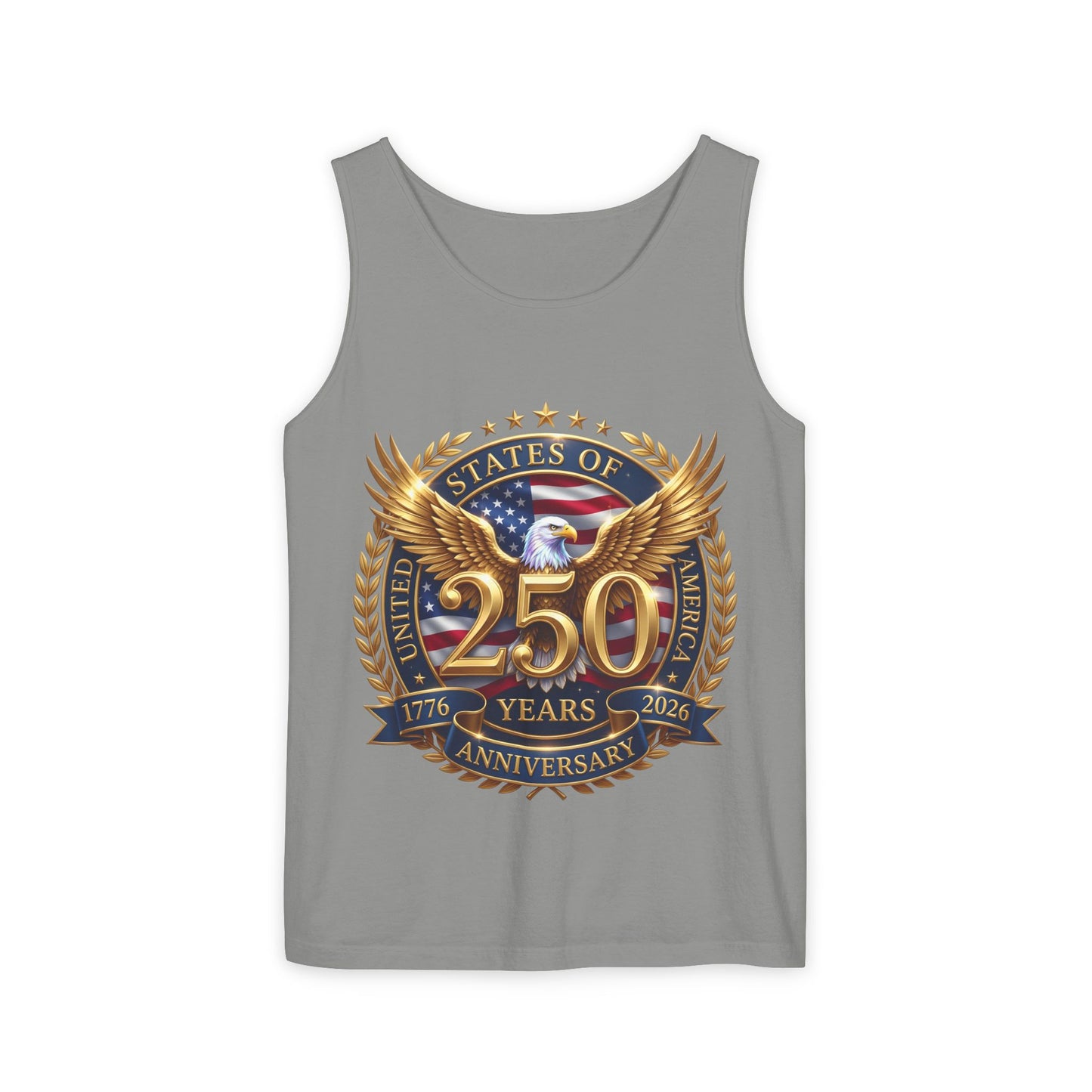 250 Years Anniversary Eagle Tank Top — United States Bicentennial Celebration Tee