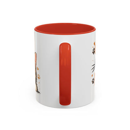Cat Mug — "Crazy Cat Lady" Cute Kitten Accent Coffee Mug (11/15 oz)