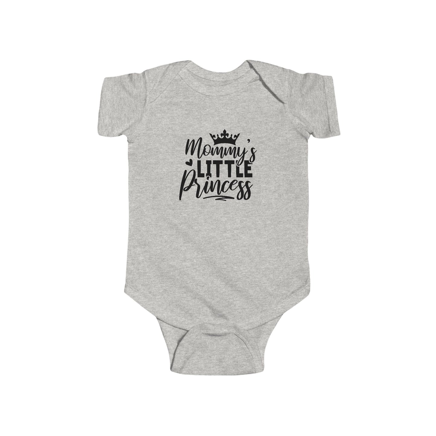 Baby Bodysuit "Mommy's Little Princess" - Cute Infant Onesie with Crown Design