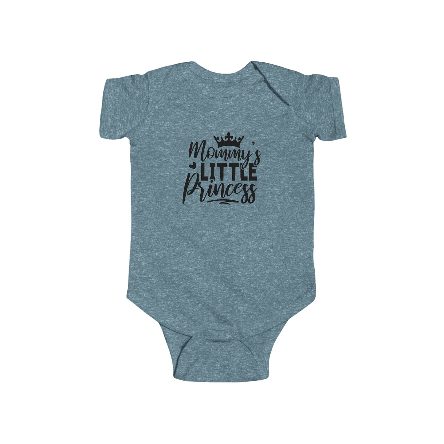 Baby Bodysuit "Mommy's Little Princess" - Cute Infant Onesie with Crown Design