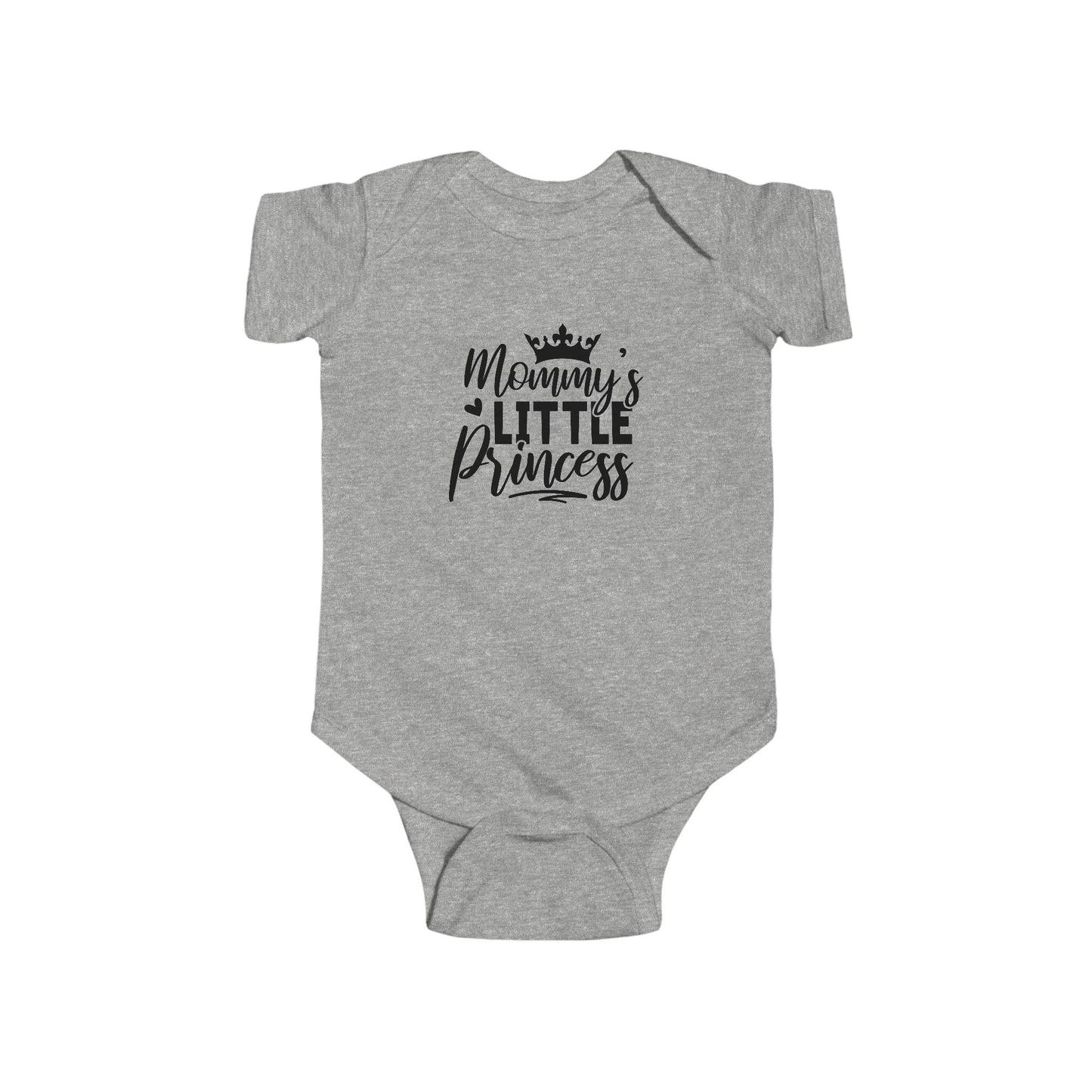 Baby Bodysuit "Mommy's Little Princess" - Cute Infant Onesie with Crown Design