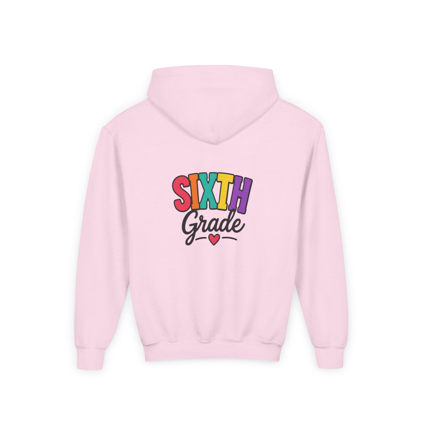Sixth Grade Kids Hoodie – Colorful Back-to-School Sweatshirt