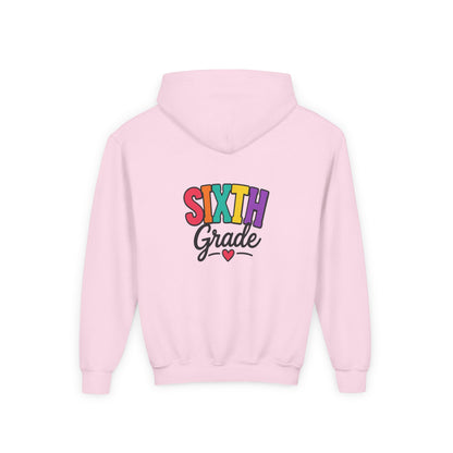 Sixth Grade Kids Hoodie – Colorful Back-to-School Sweatshirt