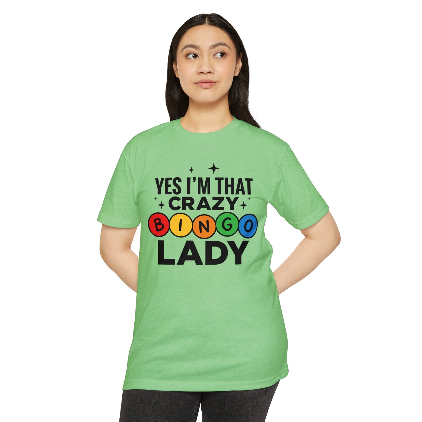 Bingo Lady T-Shirt — "Yes I'm That Crazy Bingo Lady" Funny Graphic Tee