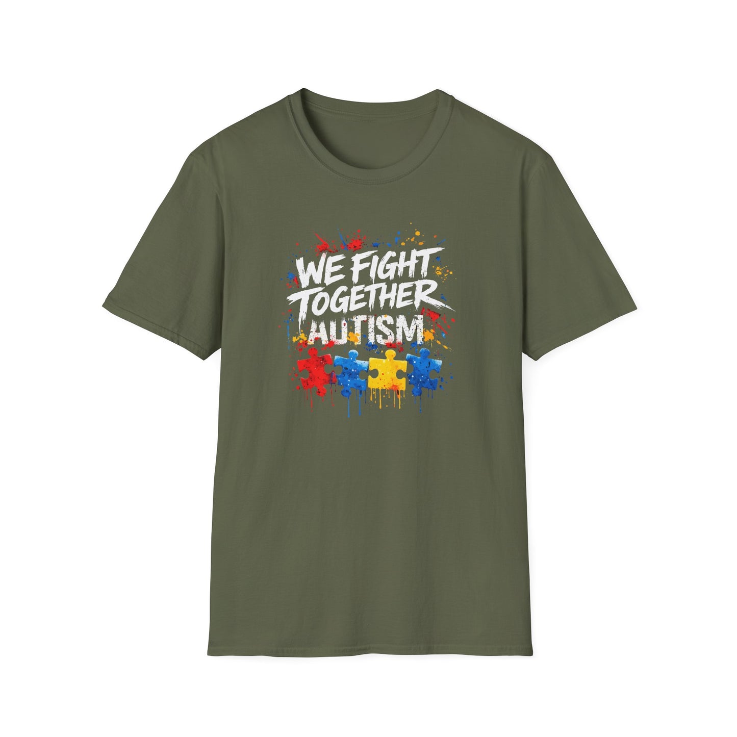 We Fight Together Autism T-Shirt