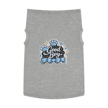 Good Boy Dog Tank Top — Cute Paw Print Pet Shirt