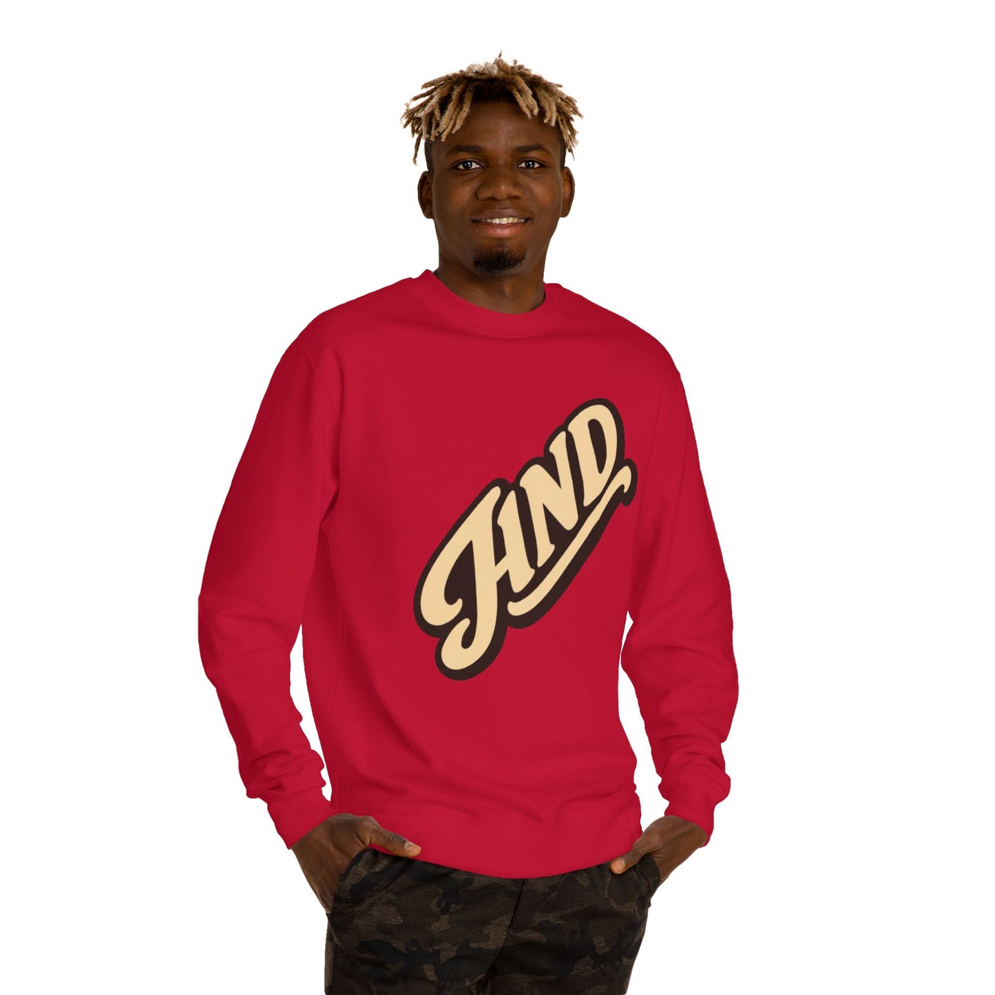 Kind Script Sweatshirt — Retro 'KIND' Graphic Crewneck