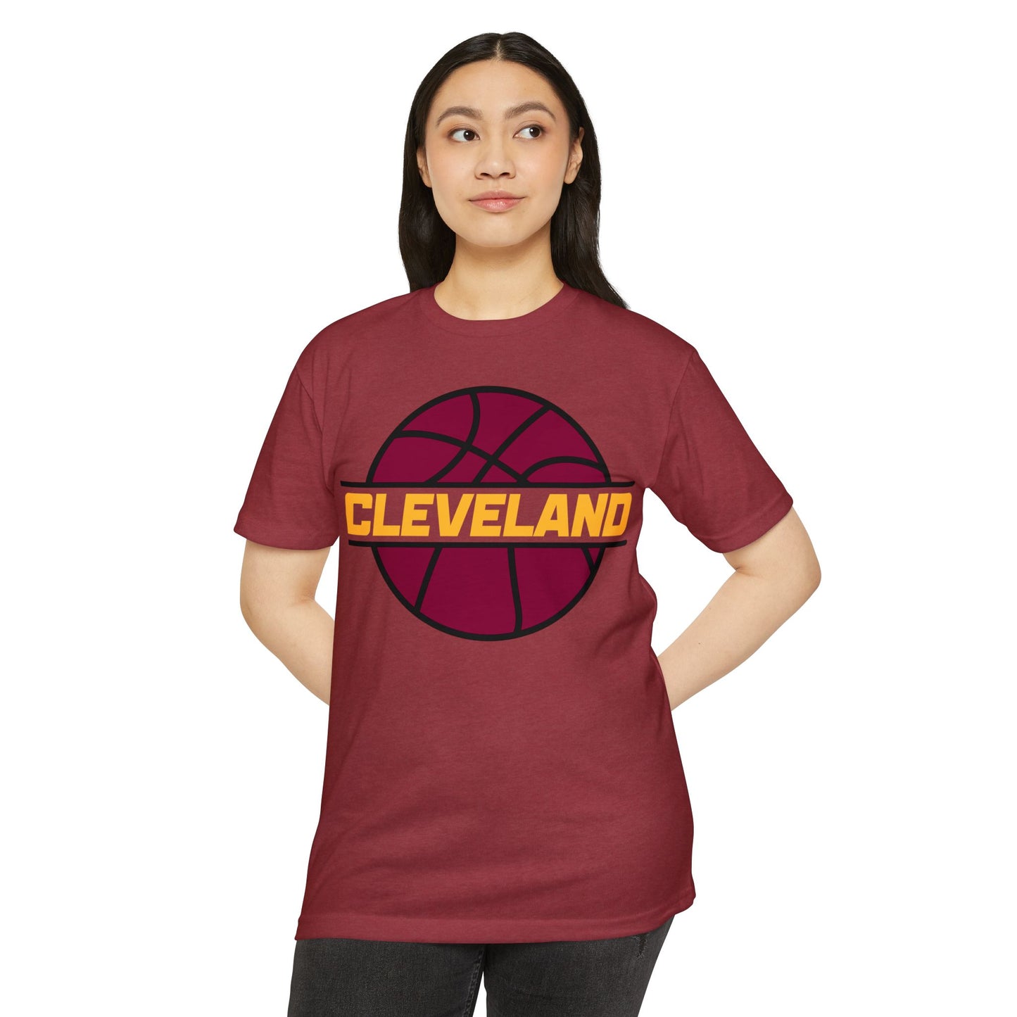 Cleveland Heart T-Shirt — Retro Script City Pride Tee