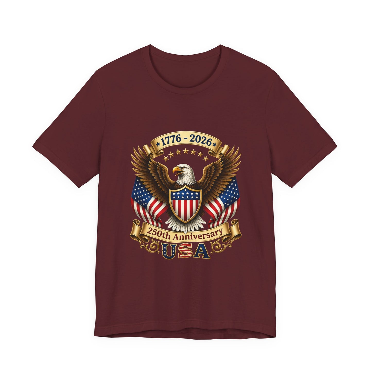 250th Anniversary USA Eagle T-Shirt — 1776–2026 Patriotic Tee