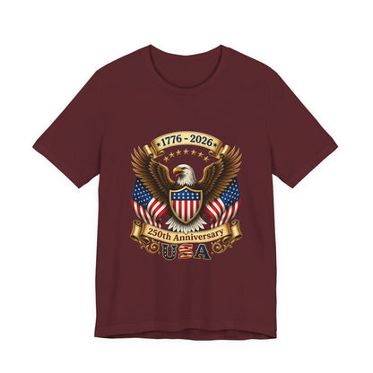 250th Anniversary USA Eagle T-Shirt — 1776–2026 Patriotic Tee