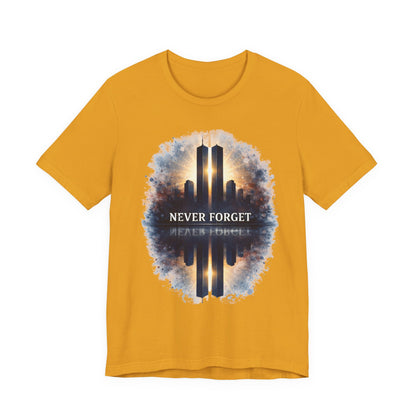 9/11 Never Forget Tee — World Trade Center Memorial Shirt
