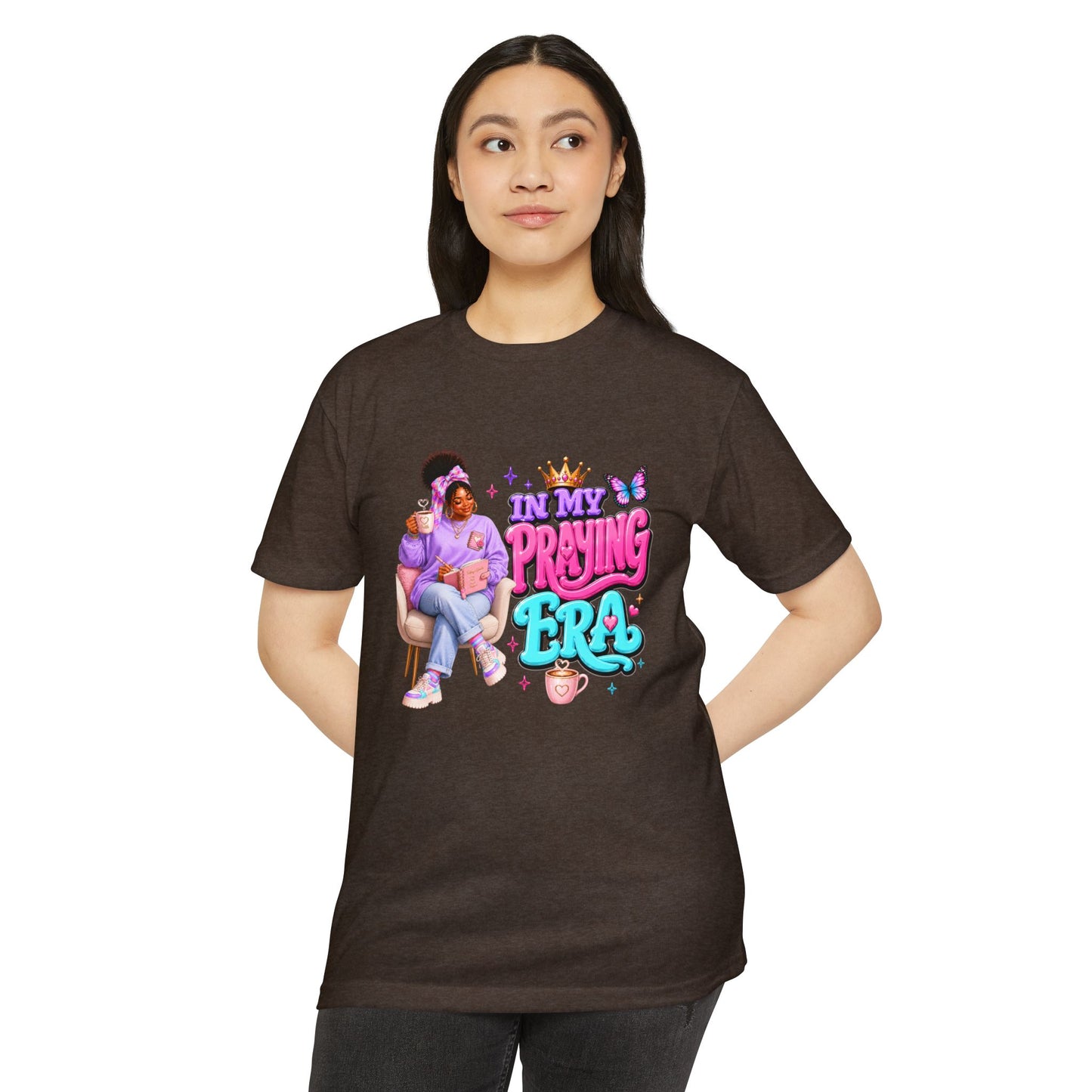 T-Shirt — "In My Praying Era" Feminine Faith Graphic Tee