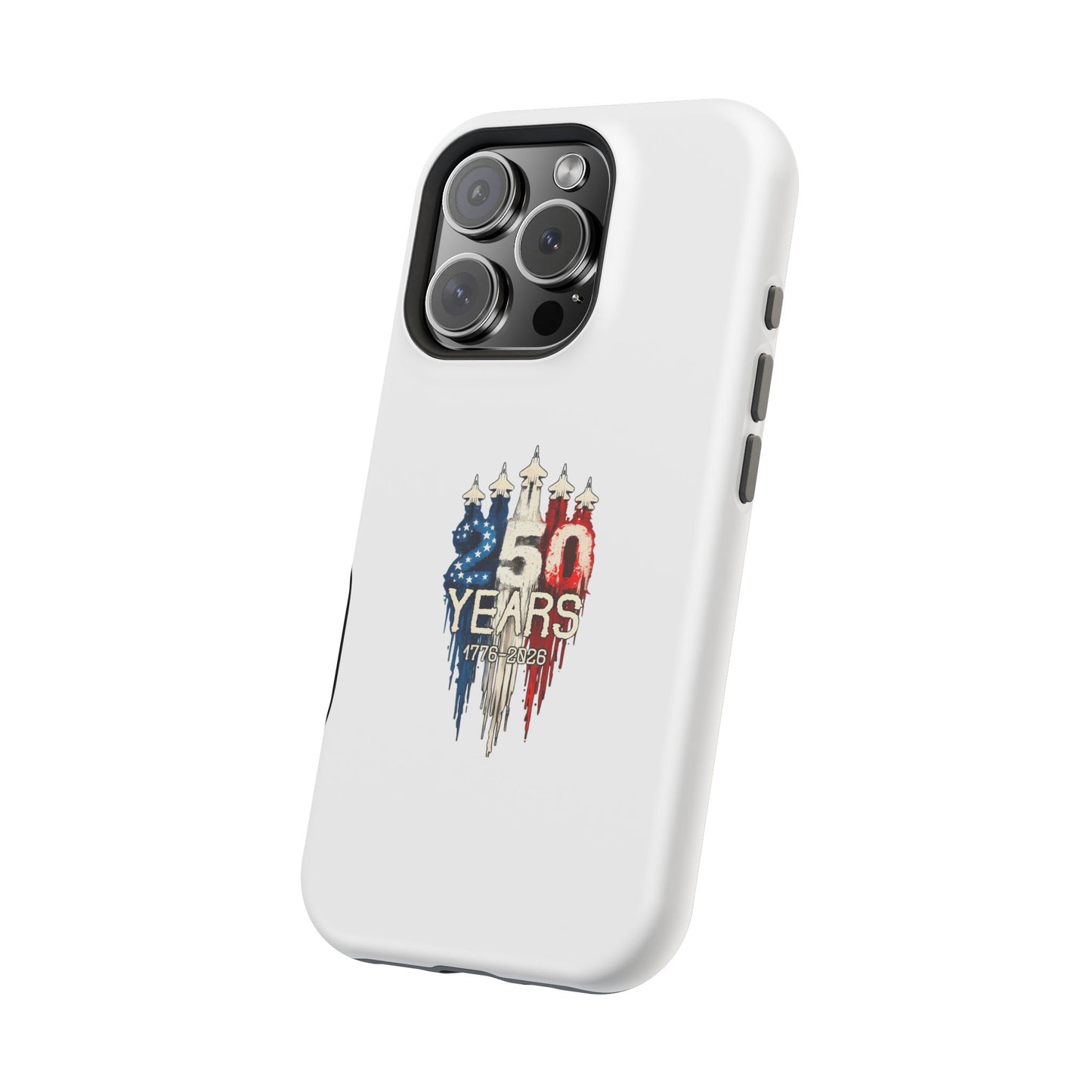 50 Years Patriotic iPhone Case — American Flag Anniversary Magnetic Impact-Resistant Case