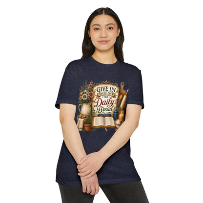 Daily Bread T-Shirt — Vintage Kitchen Bible Design