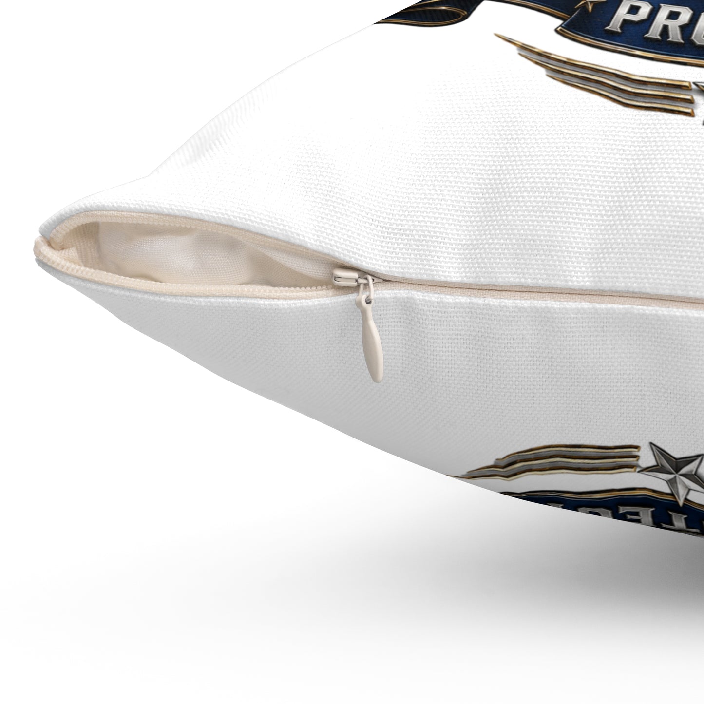 U.S. Air Force Emblem Throw Pillow — Defend Protect Dominate Military Decorative Pillow