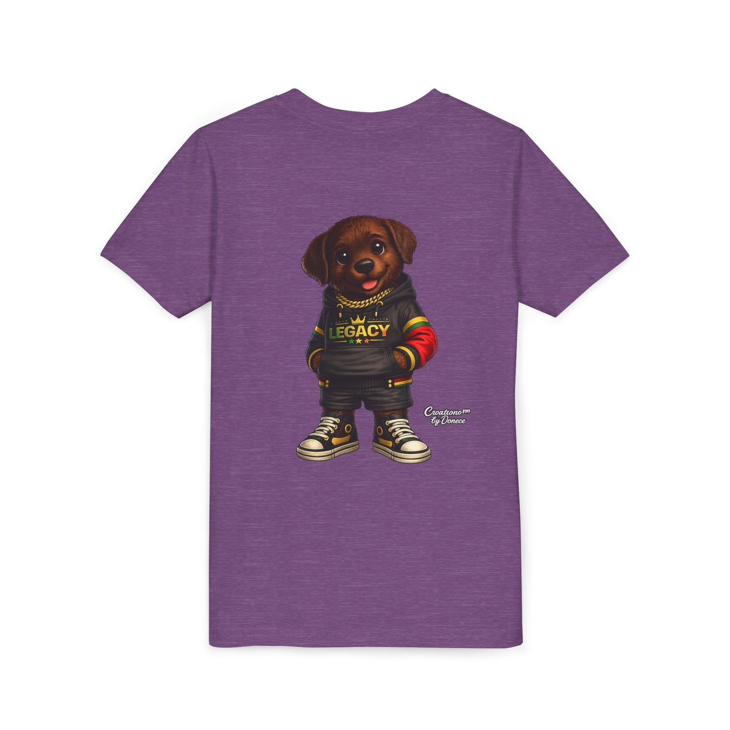 Youth Dog Tee — 'Legacy' Streetwear Puppy Graphic Shirt