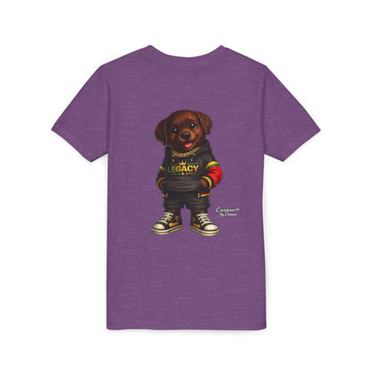Youth Dog Tee — 'Legacy' Streetwear Puppy Graphic Shirt