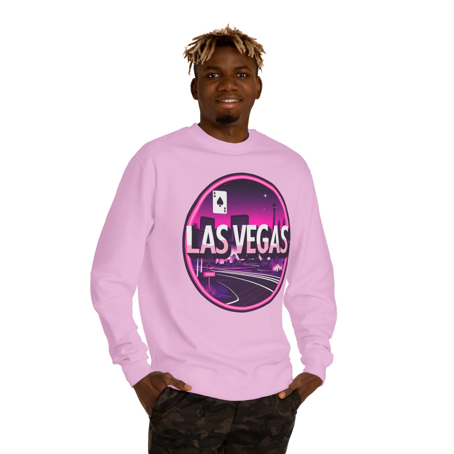 Las Vegas Retro Neon Crewneck Sweatshirt
