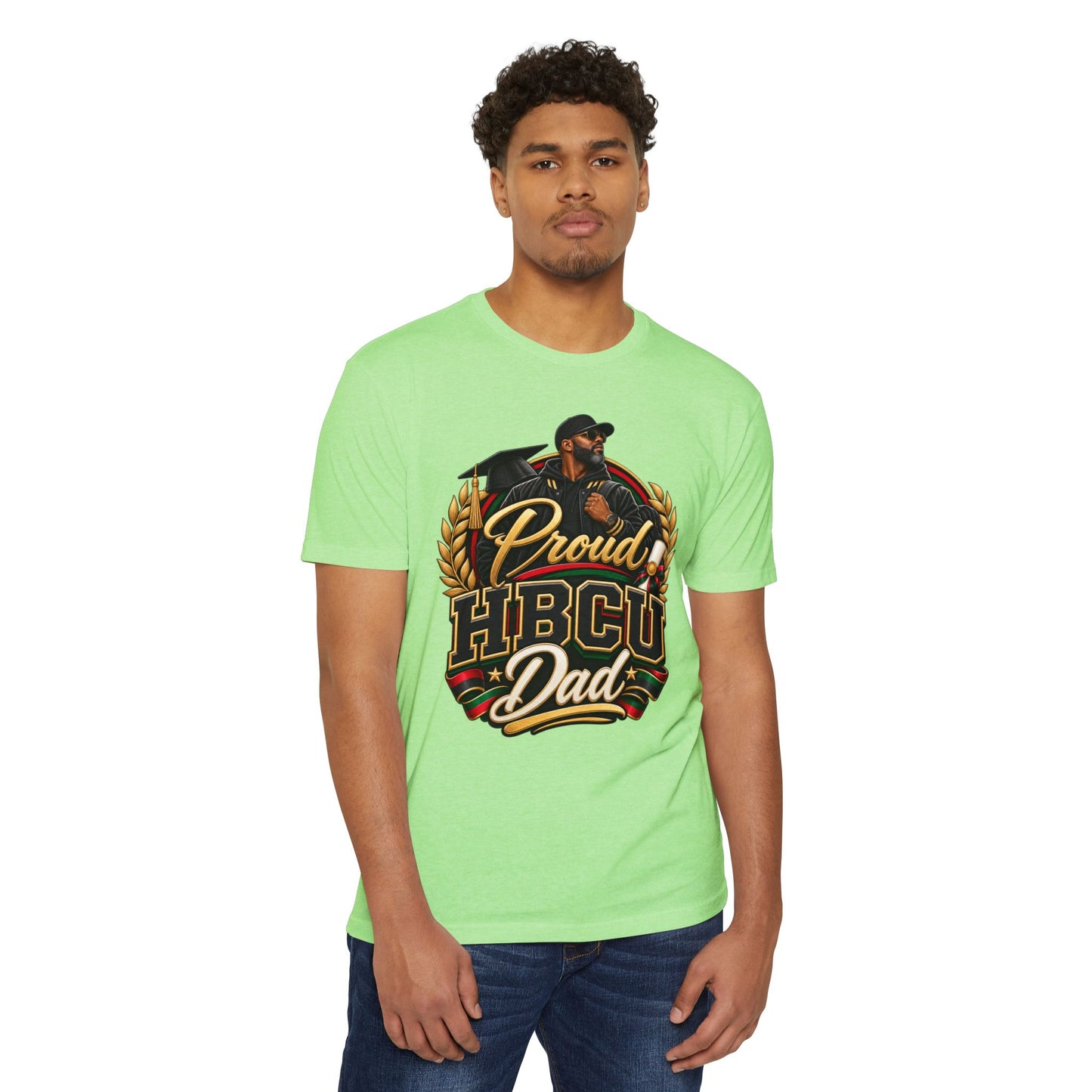 Proud HBCU Dad T-Shirt — Black College Graduation Dad Tee