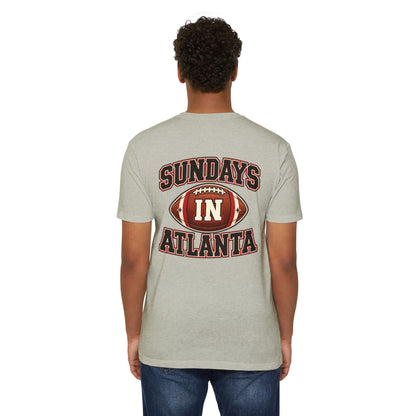 Sundays in Atlanta Football T-Shirt