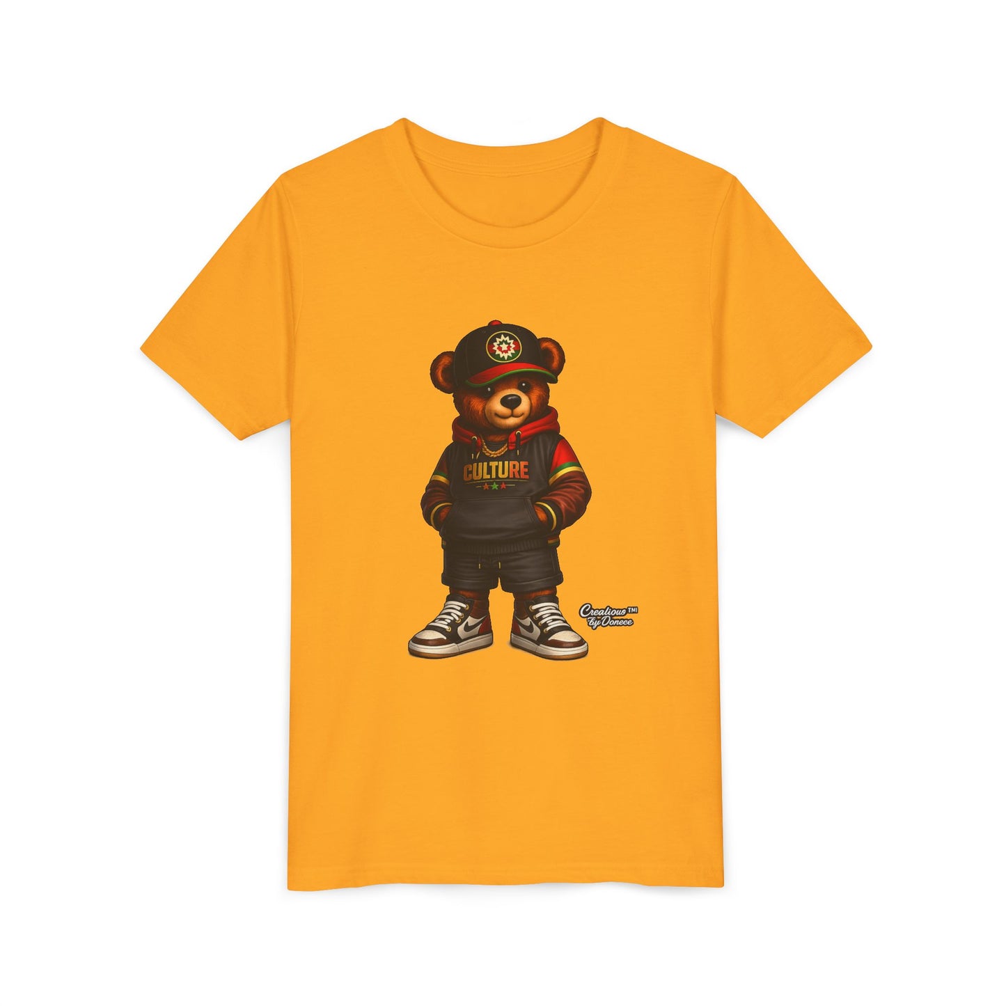 Youth Tee — Urban Bear "Culture" Graphic