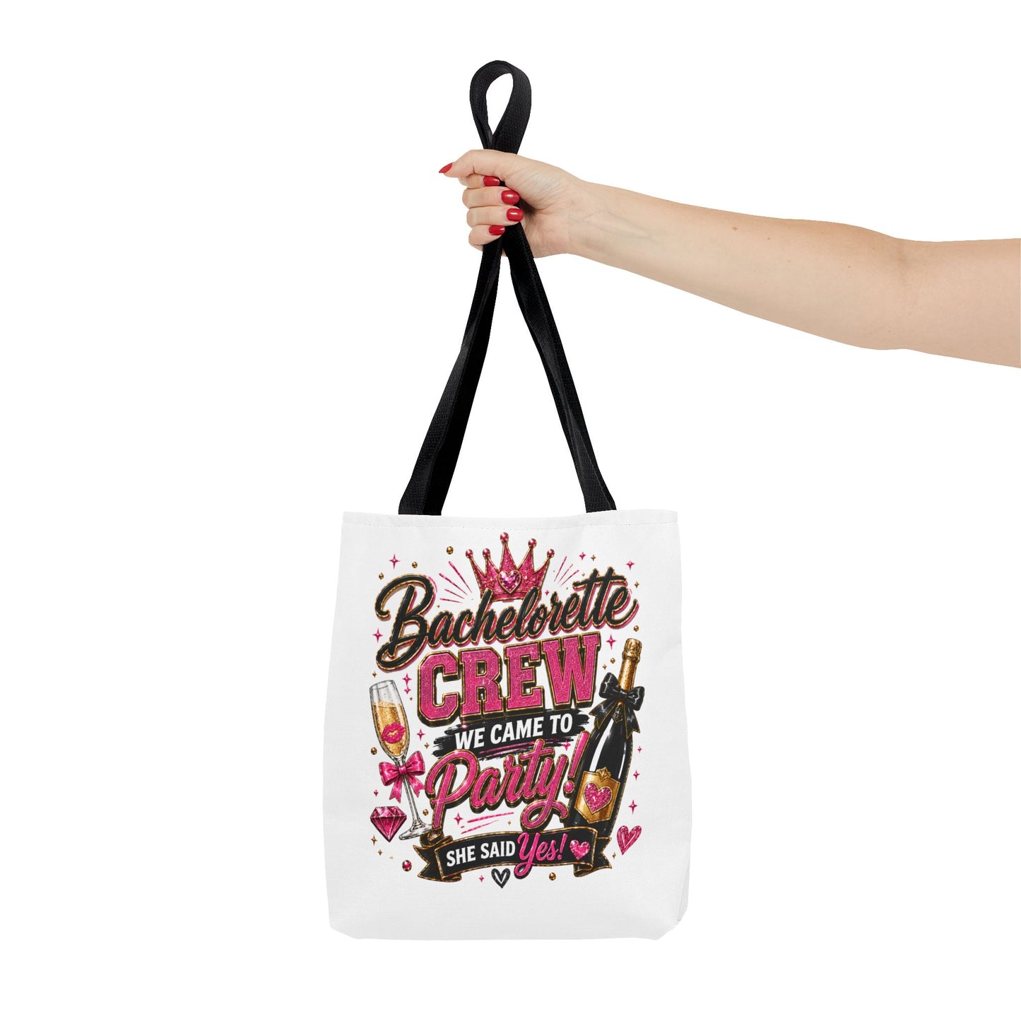 Bachelorette Crew Party Tote Bag — 'We Came to Party' Bridal Shower Gift