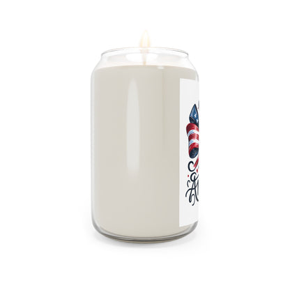 God Bless America Soy Candle — Patriotic 13.75 oz Scented Jar