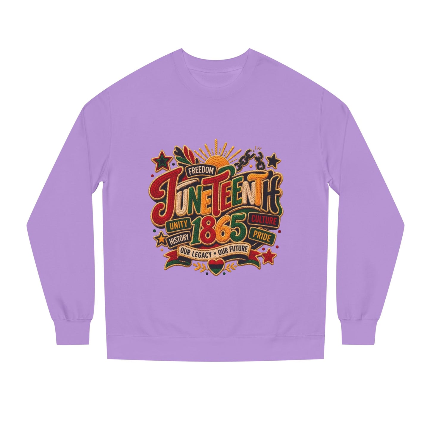 Juneteenth 1865 Sweatshirt — Unity, Freedom & Pride Crewneck