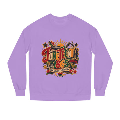 Juneteenth 1865 Sweatshirt — Unity, Freedom & Pride Crewneck