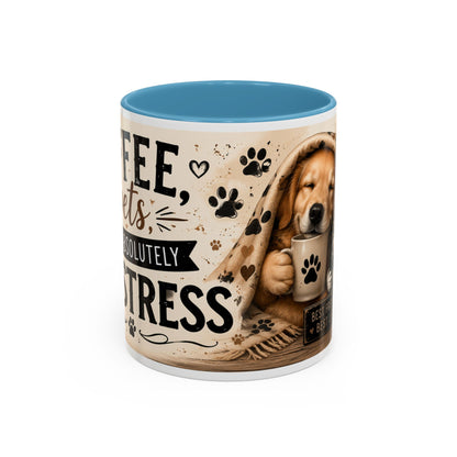 Dog and Cat Coffee Mug – "Best Friends, Best Life" Accent Tea Cup (11/15oz)