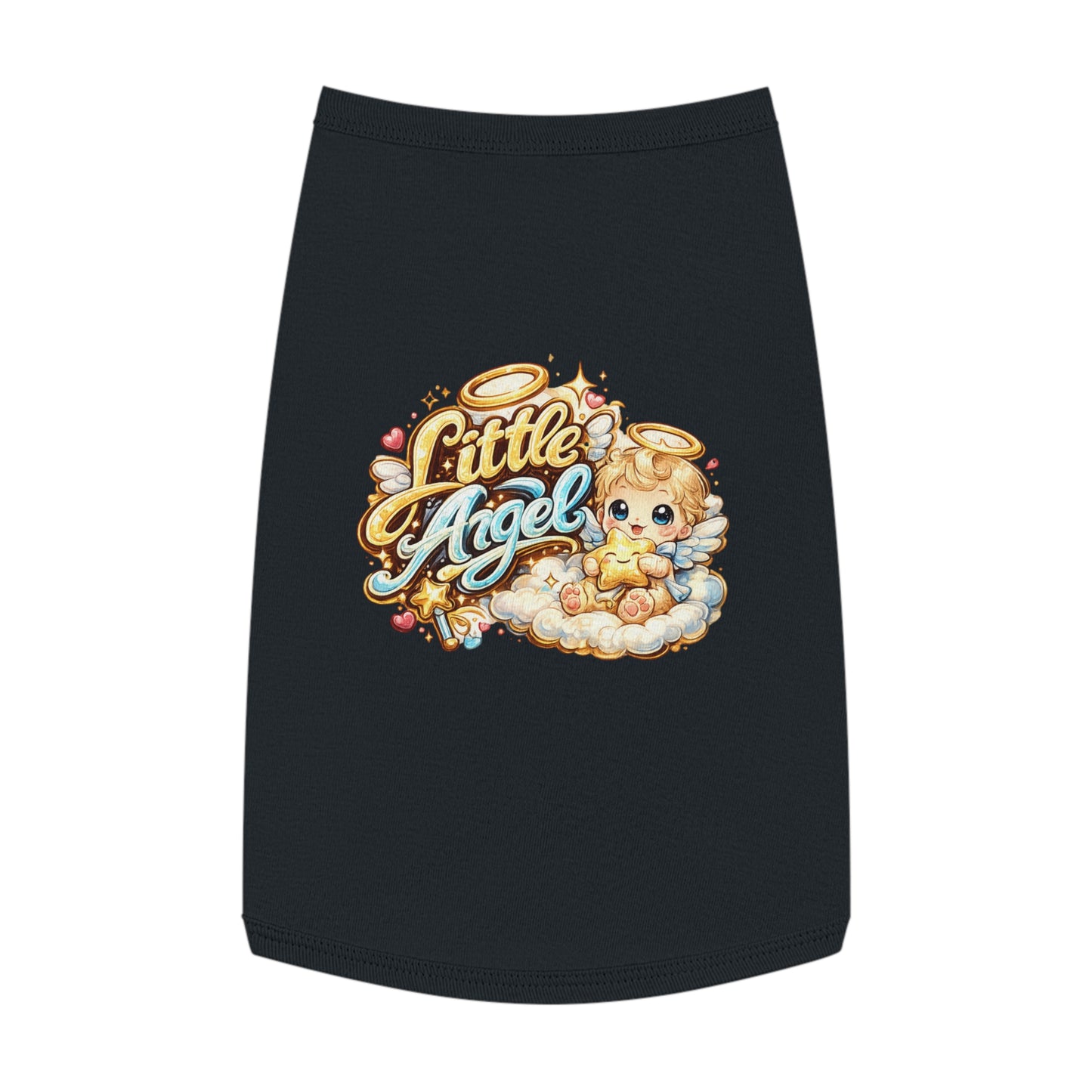 Little Angel Pet Tank Top — Cute Angel Puppy & Kitten Shirt for Small Dogs and Cats